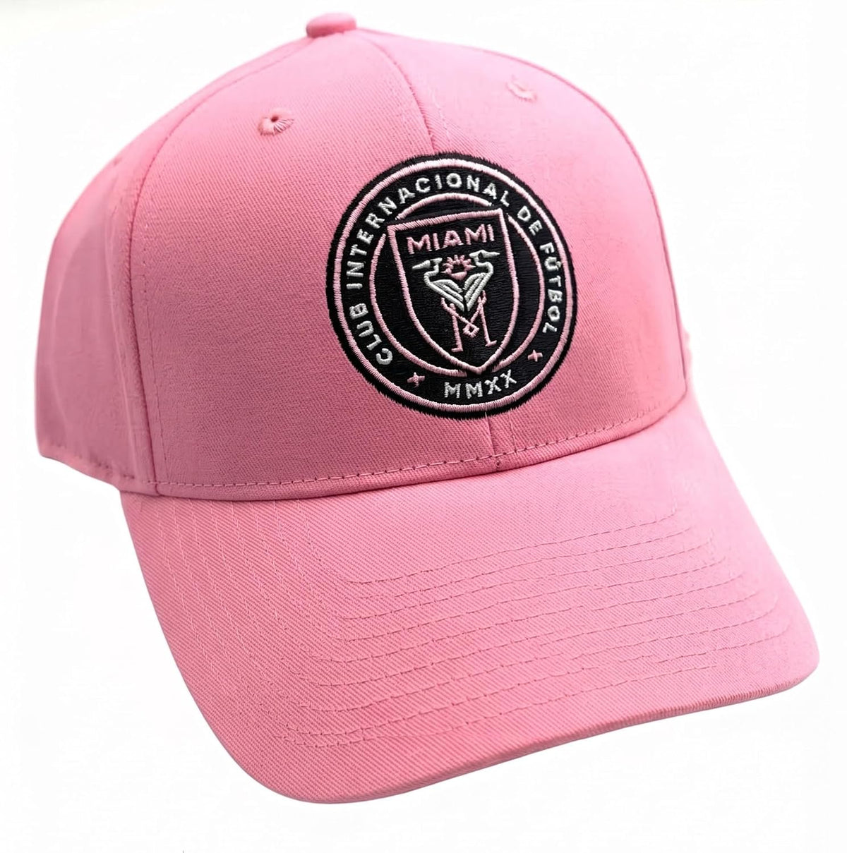Inter Miami CF Pink MVP Hat Detailed Embroidered Team Logo Cap Adult Unisex