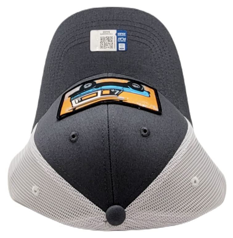 Checkered Flag Bronco New Ford Classic Gray White Mesh Snapback Era Hat Cap