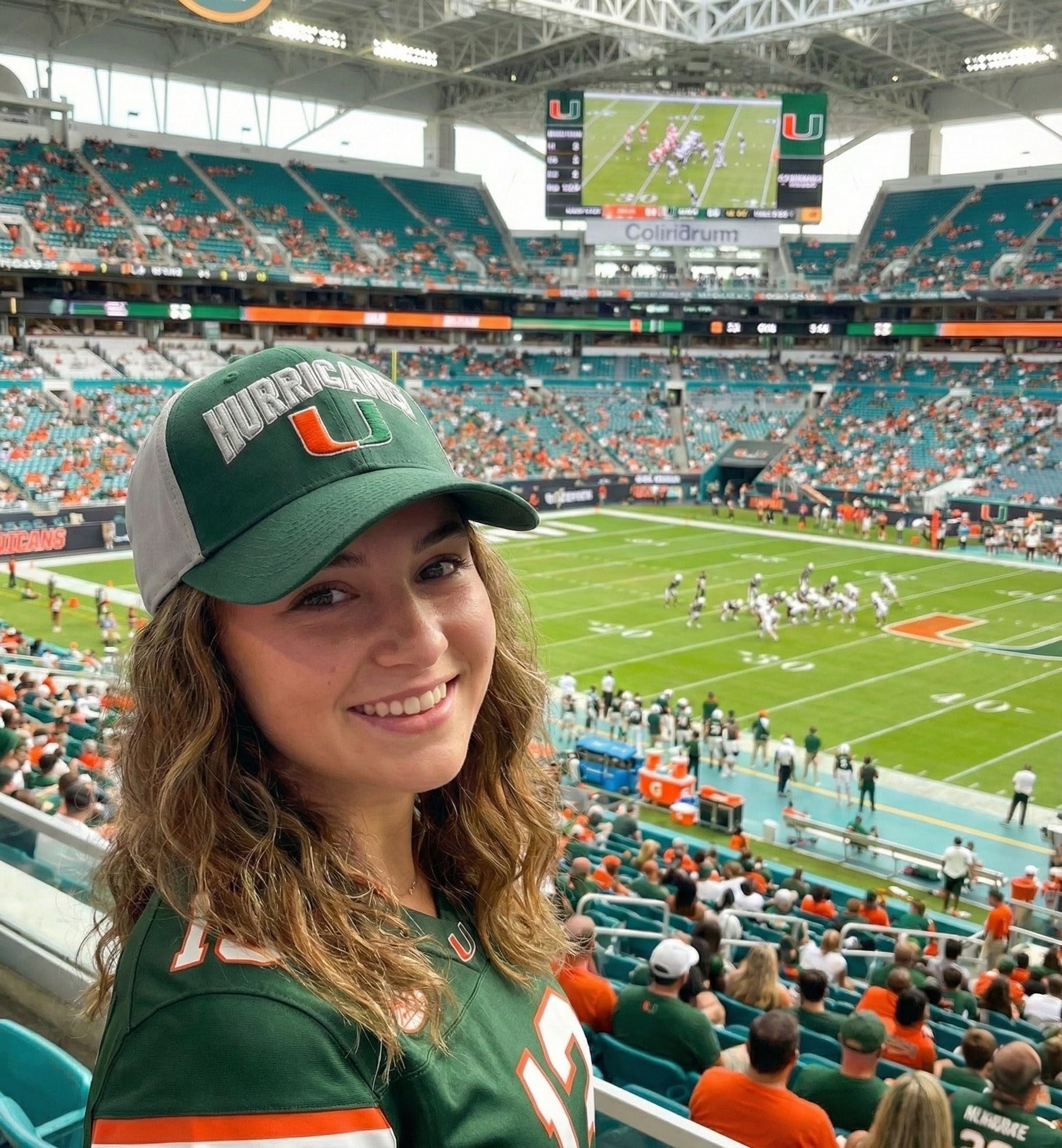 Officially Licensed University of Miami Hurricanes Classic Two Tone MVP Hat Adjustable Hurricanes Logo Structured Cap