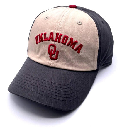 Oklahoma University Classic Hat Adjustable Clean Up Relaxed Fit Team Logo Cap (Multicolor)