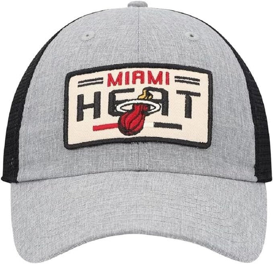 MIAMI HEAT MESH TRUCKER HAT MVP AUTHENTIC NBA BASKETBALL TEAM ADJUSTABLE NEW CAP