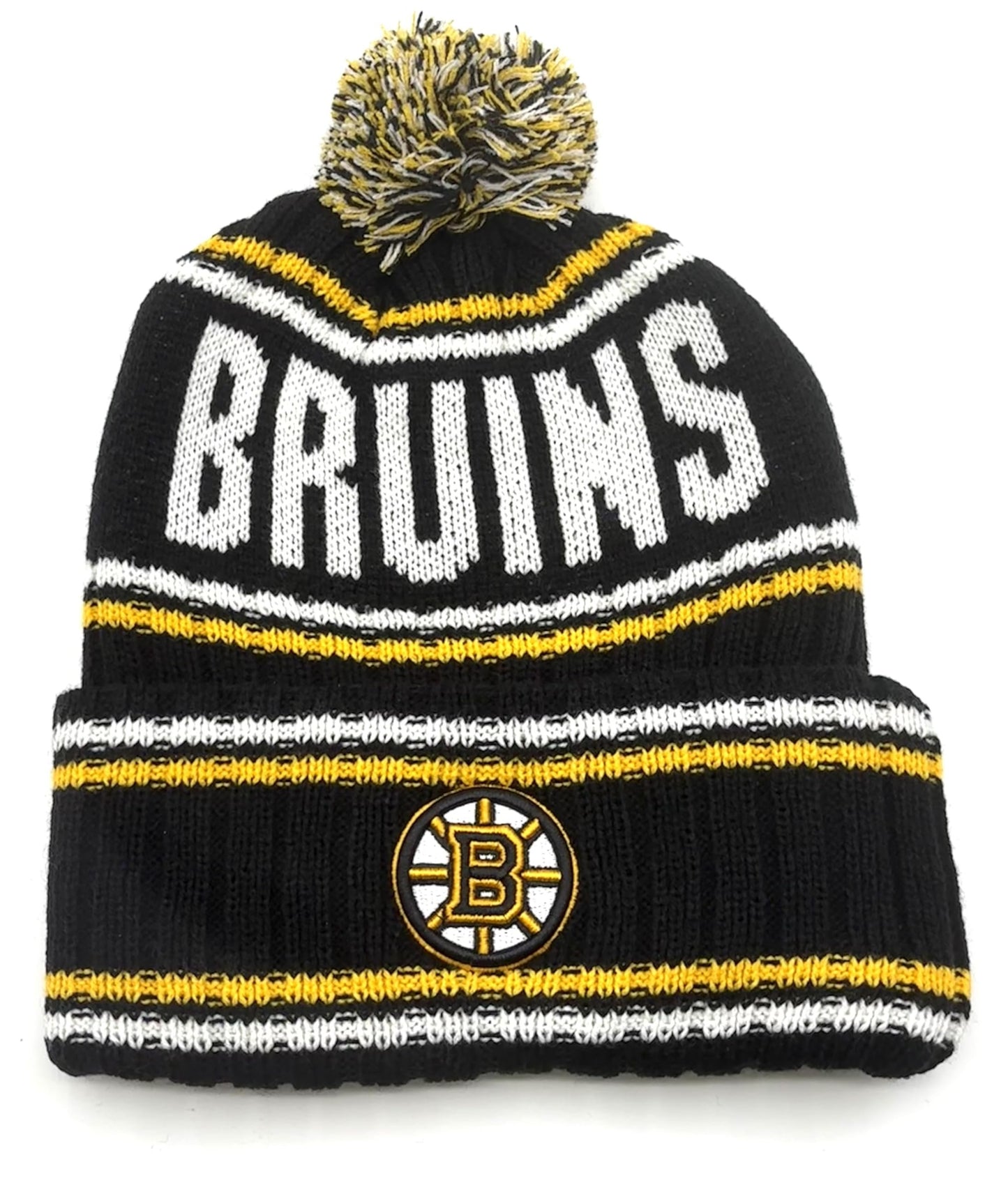 Boston Bruins Beanie Hat NHL Hockey Cuffed Knit Pom Saskatoon Classic Embroidered Team Logo Winter Cap Multicolor New