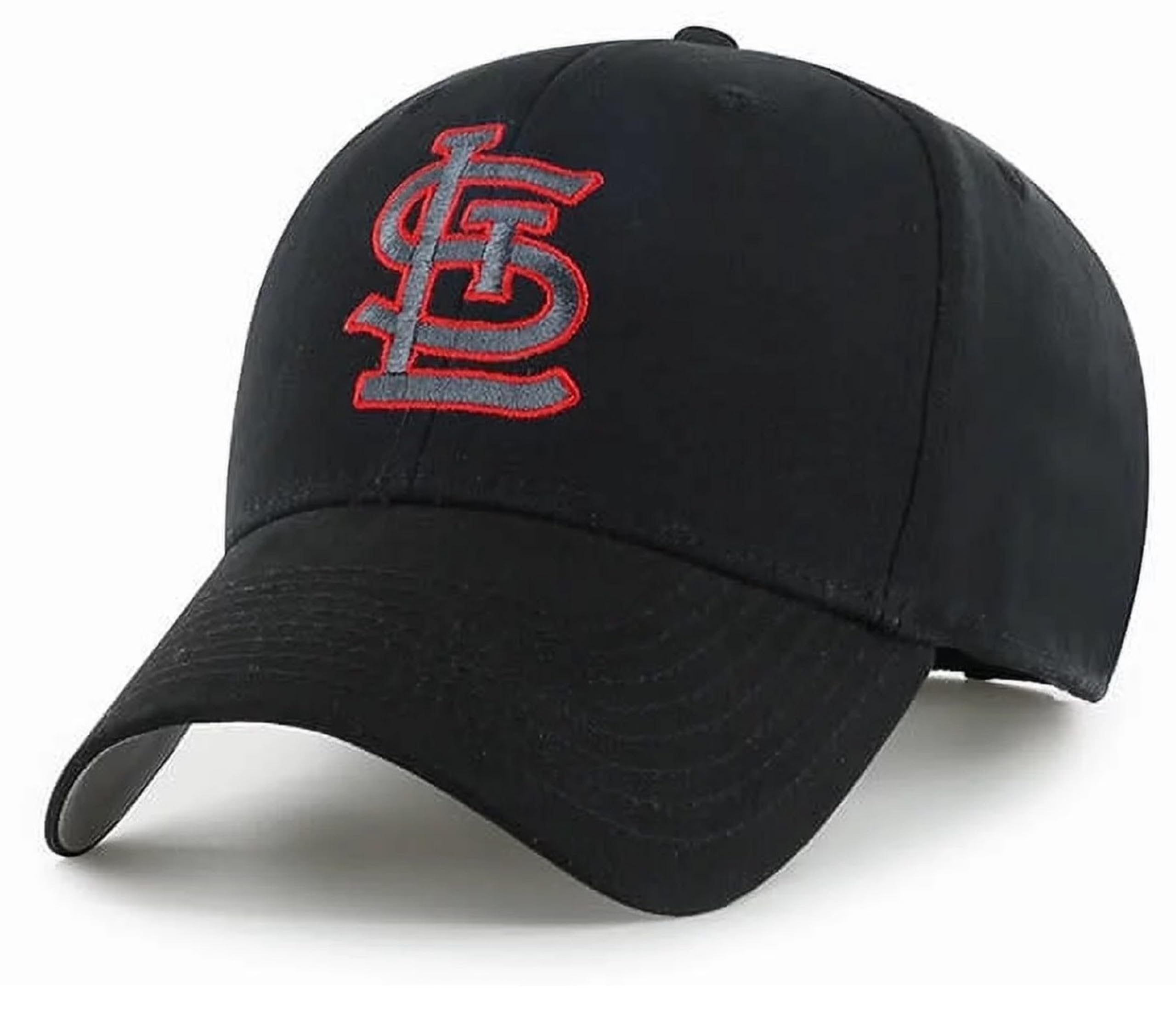 Officially Licensed St. Louis Baseball MVP Hat Classic Embroidered Team Logo Adjustable Structured Cap