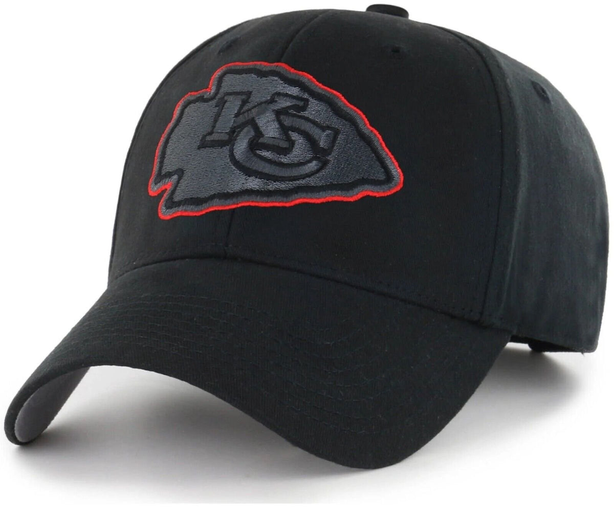 Kansas City Chiefs Hat MVP Authentic NFL Football Black Gray Adjustable New Cap