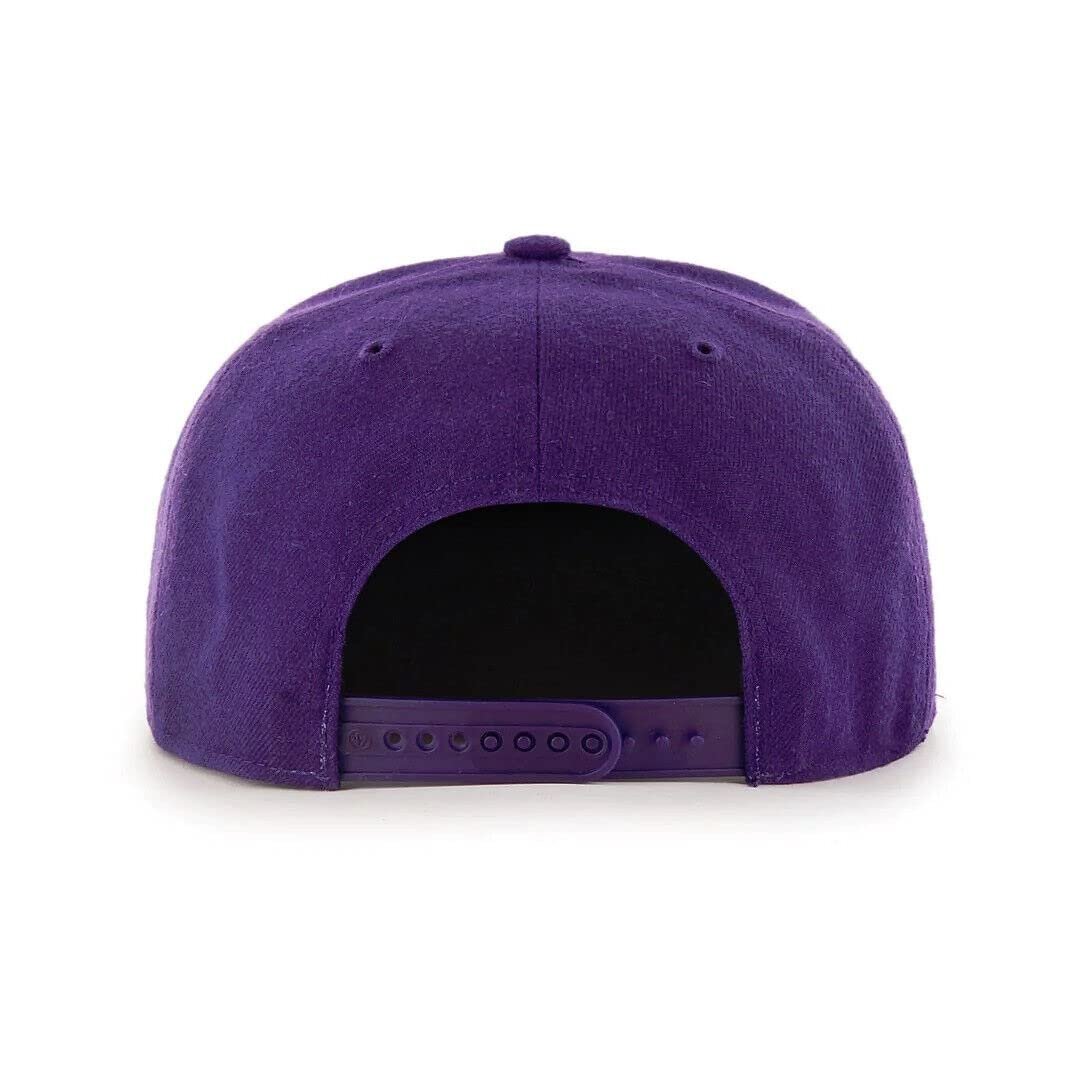 Los Angeles Lakers City Edition Adjustable Purple Snapback Cap - NBA Street Style Structured Flat Bill Baseball Hat