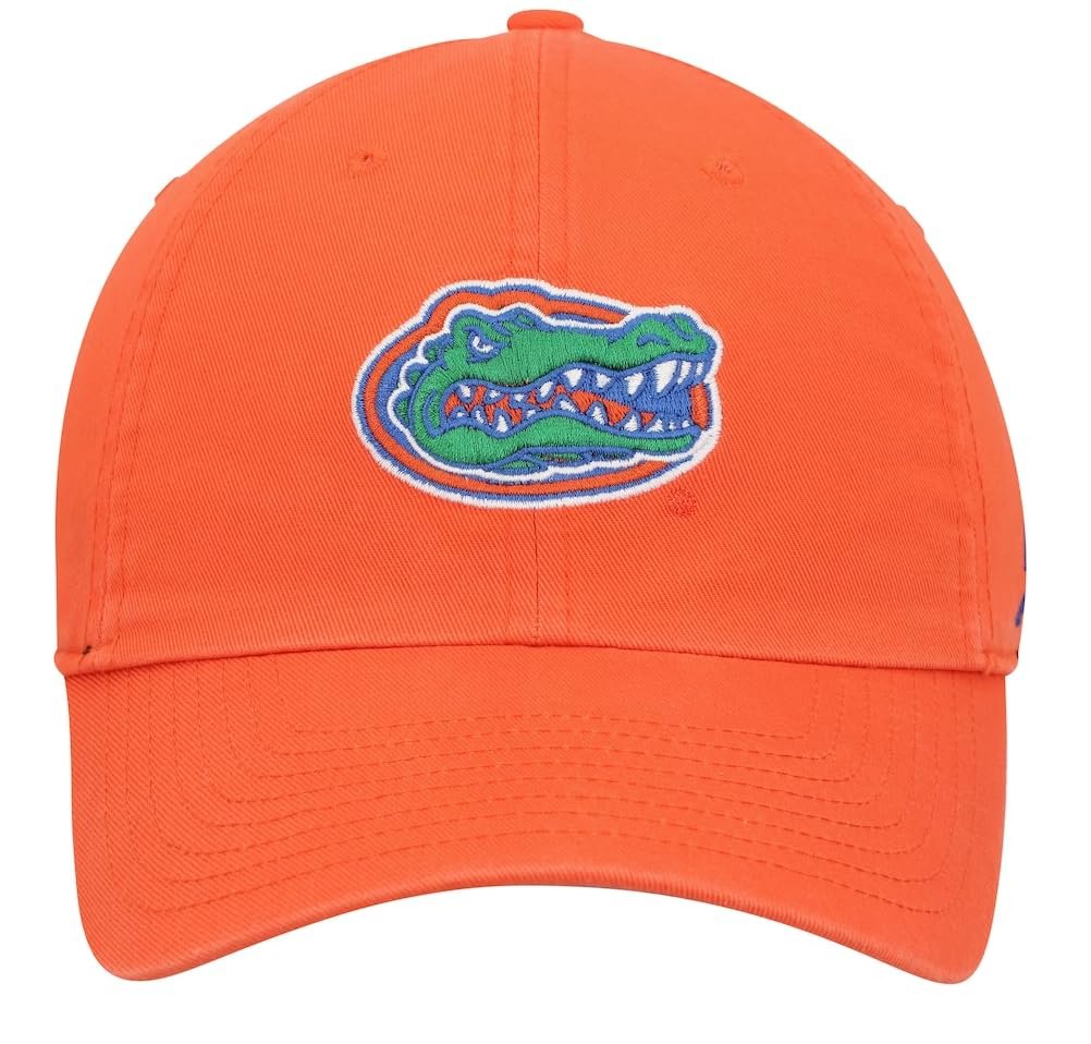 Officially Licensed University Florida Orange MVP Hat Classic Gators Embroidered Team Logo Adjustable Structured Cap