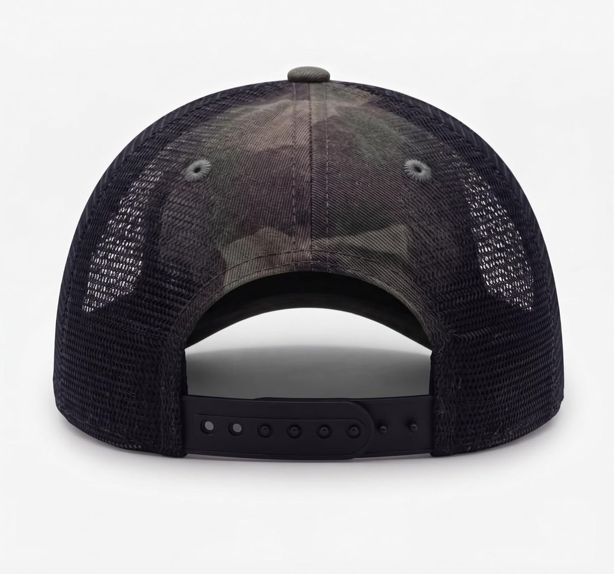 Oregon Ducks Camo Mesh Trucker Hat with Embroidered Patch Logo, Unisex Cap