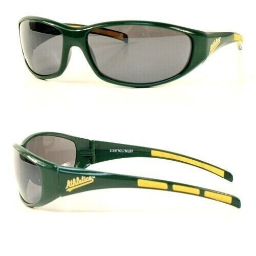 OAKLAND ATHLETICS SUNGLASSES SPORTS UV PROTECTION MLB BASEBALL TEAM LOGO NEW