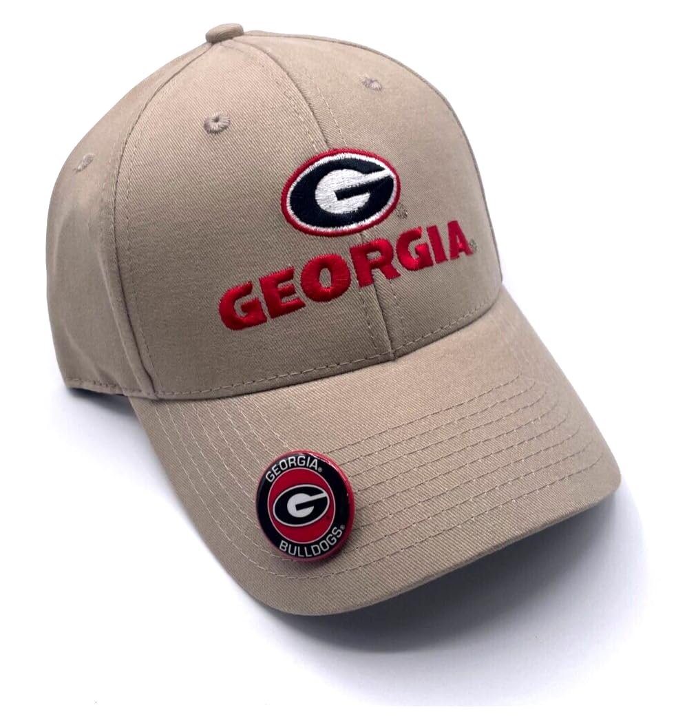 Officially Licensed University Georgia Classic Edition MVP Hat Adjustable Bulldogs Team Logo Cap (Black)