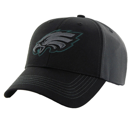 PHILADELPHIA EAGLES HAT MVP BLACKBALL TWO TONE NFL FOOTBALL CLASSIC TEAM CAP NEW