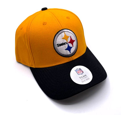 PITTSBURGH STEELERS TWO-TONE HAT MVP AUTHENTIC NFL FOOTBALL TEAM CAP NEW