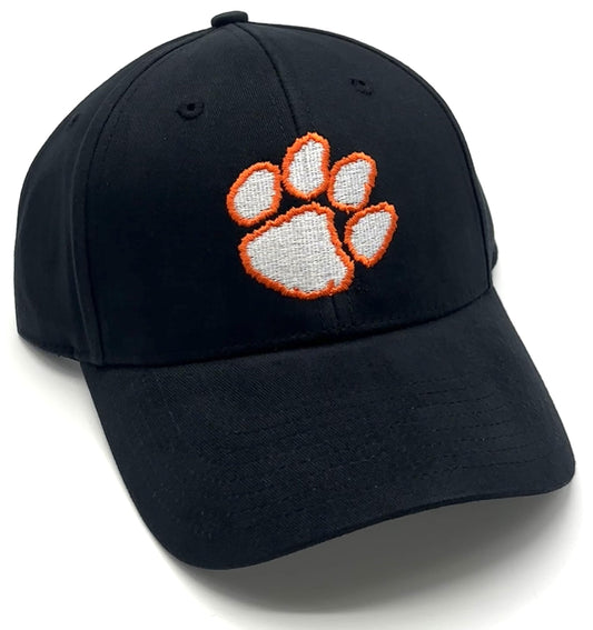 Clemson Tigers Hat Solid Black MVP Adjustable Classic NCAA College Football Team Logo Structured Cap New