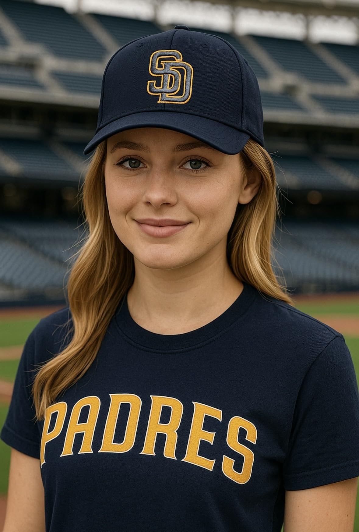 Officially Licensed San Diego Baseball MVP Black Hat Adjustable Embroidered Classic Team Logo Structured Cap