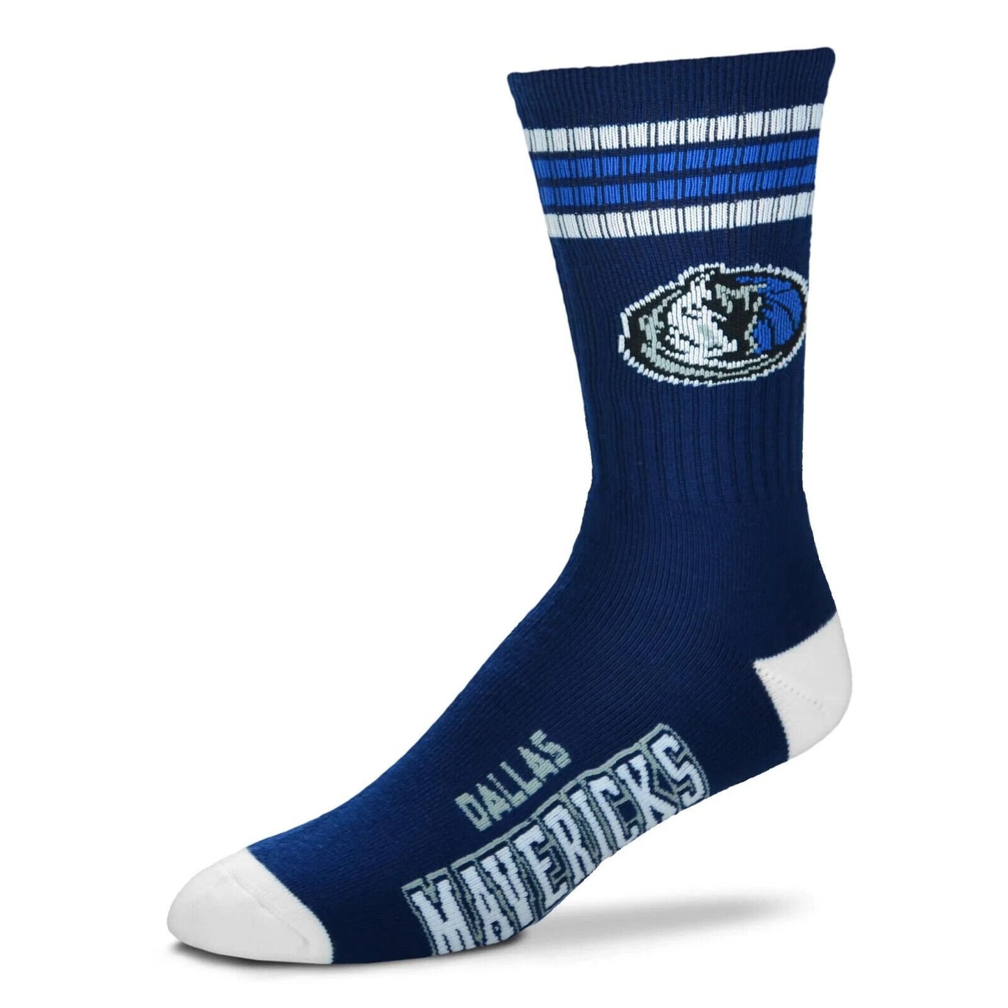 Dallas Mavericks Crew Socks Youth / Kids Size NBA Basketball Team Logo New