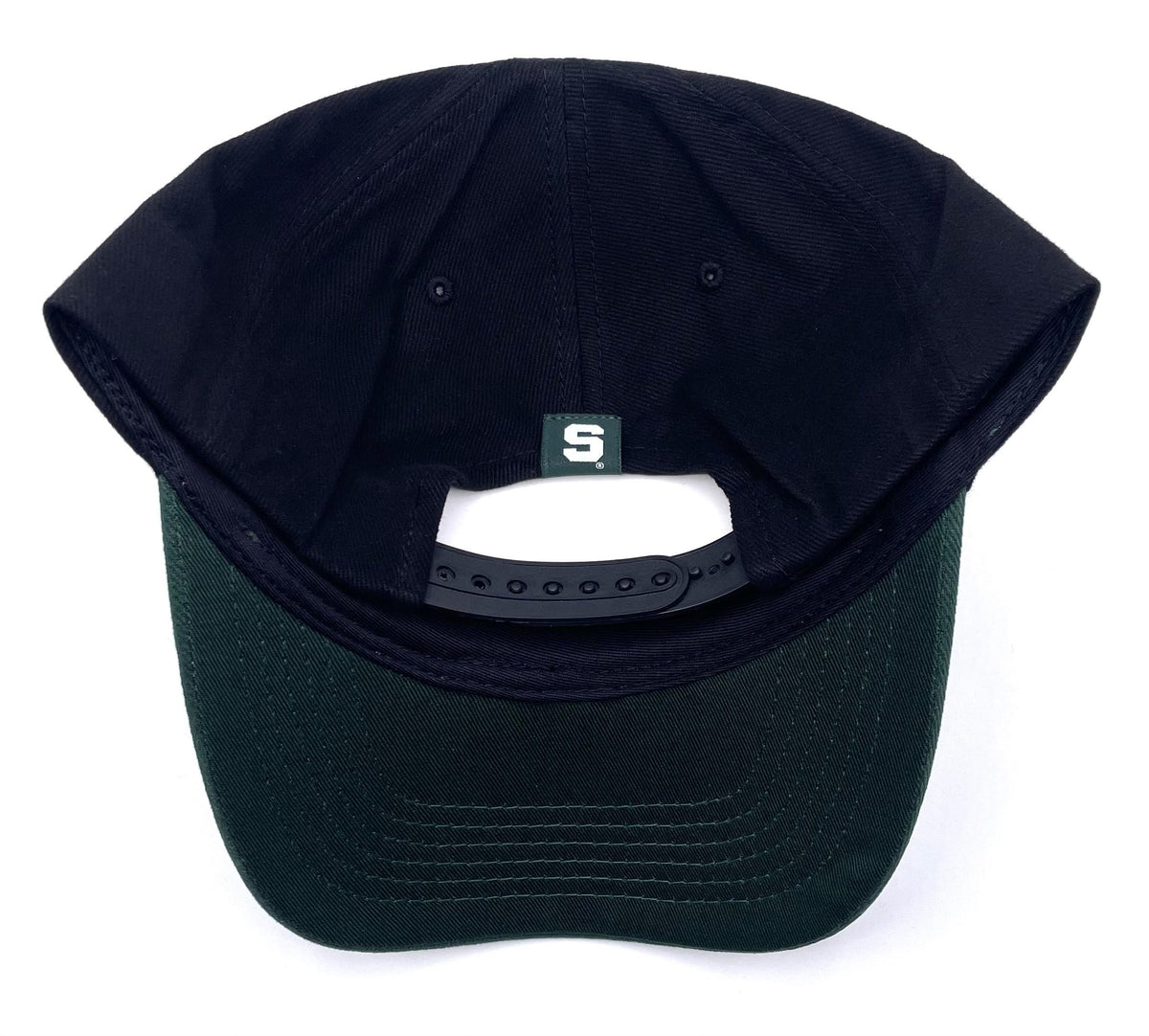 Officially Licensed Michigan State Two-Tone MVP Hat Adjustable Spartans Classic Team Logo Embroidered Cap