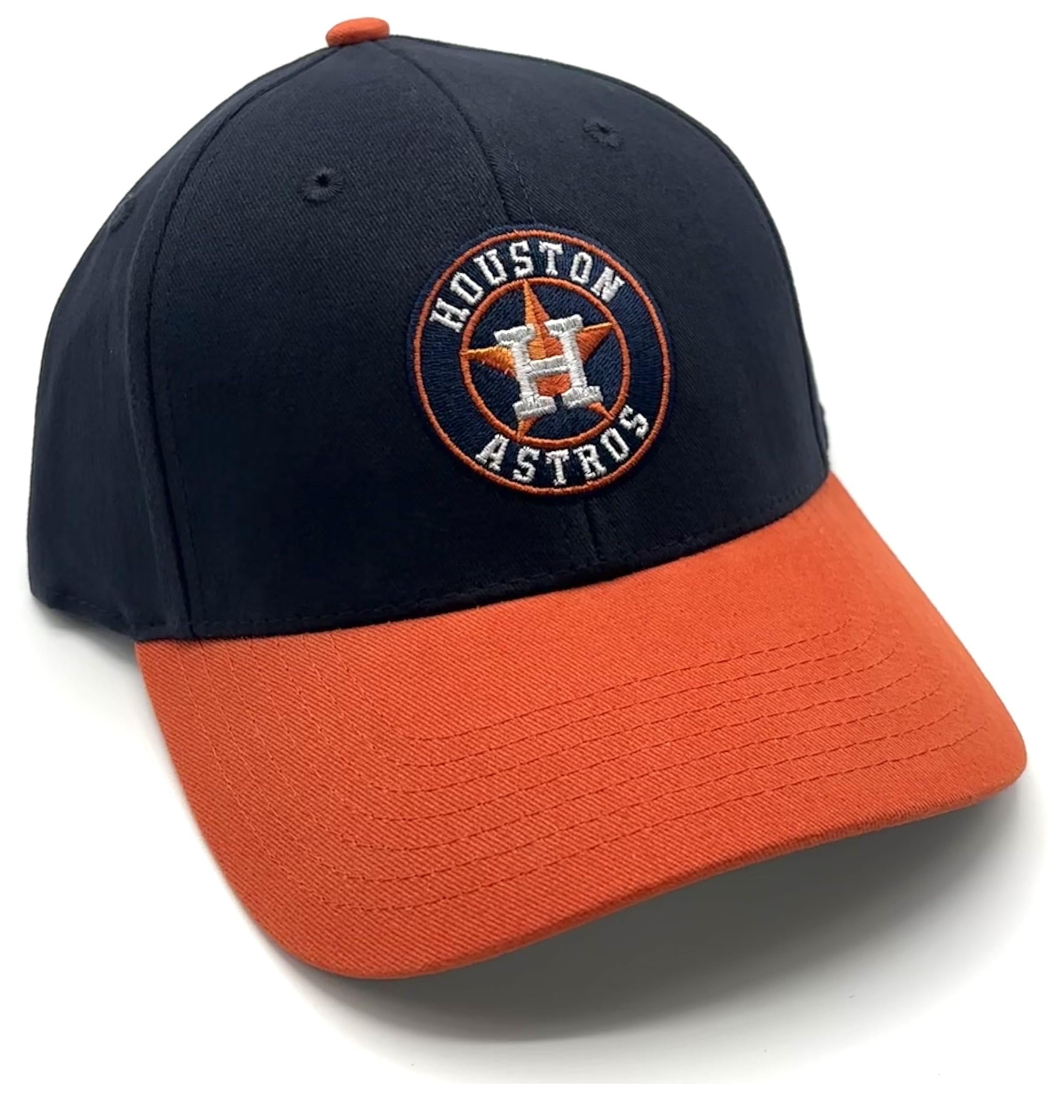 Officially Licensed Houston Youth Kids Baseball Hat Classic MVP Adjustable Embroidered Team Logo Structured Two-Tone Cap