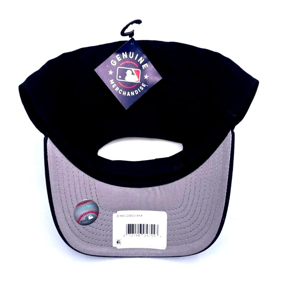 St. Louis Baseball Hat Classic Edition Team Logo MVP Structured Adjustable Cap (Black)