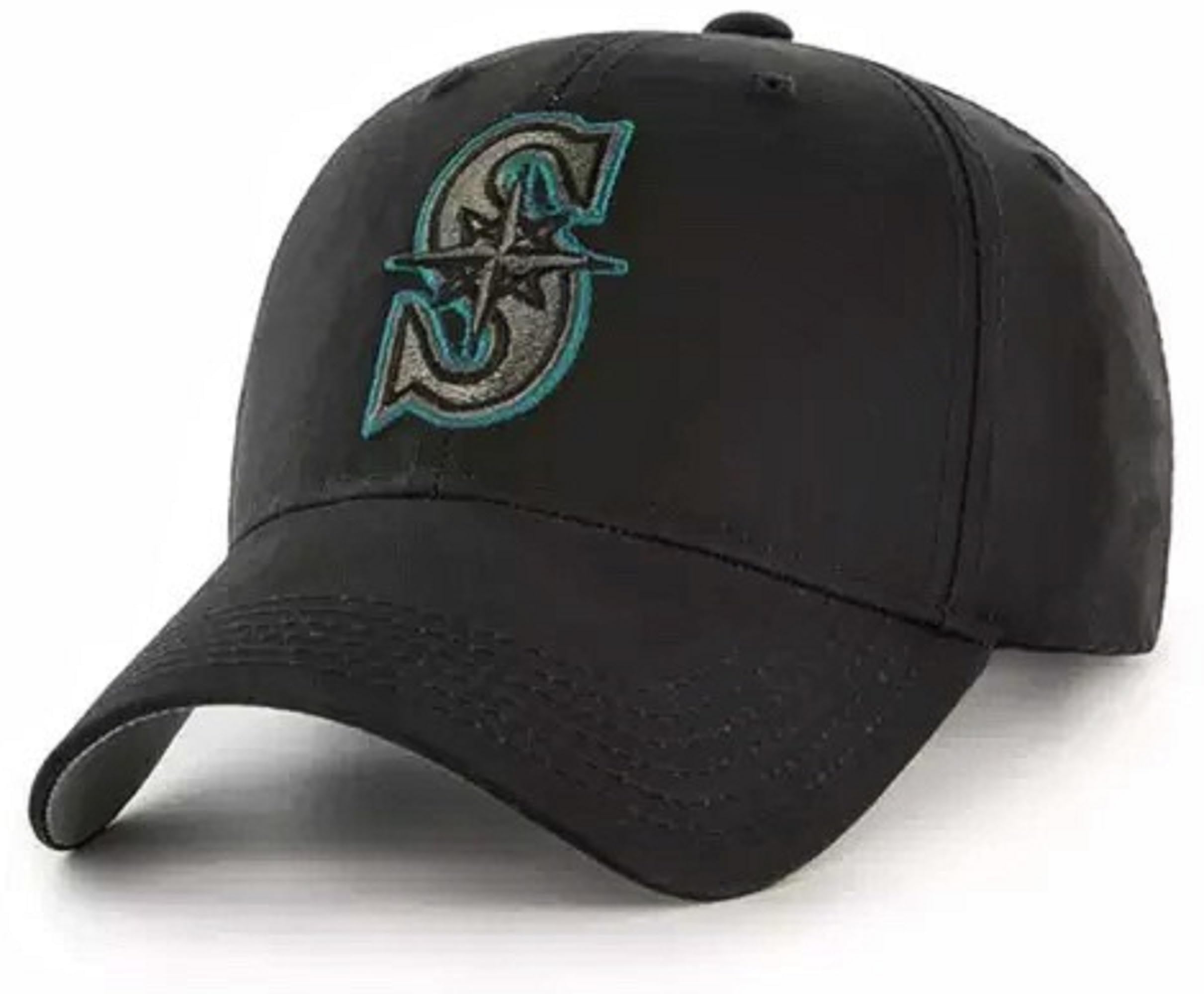 Officially Licensed Seattle Baseball MVP Black Hat Classic Team Logo Adjustable Structured Cap