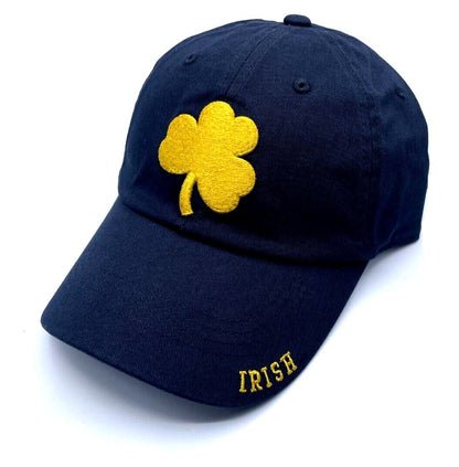 Notre Dame Classic Edition Hat Adjustable Irish Embroidered Logo Cap Navy Blue