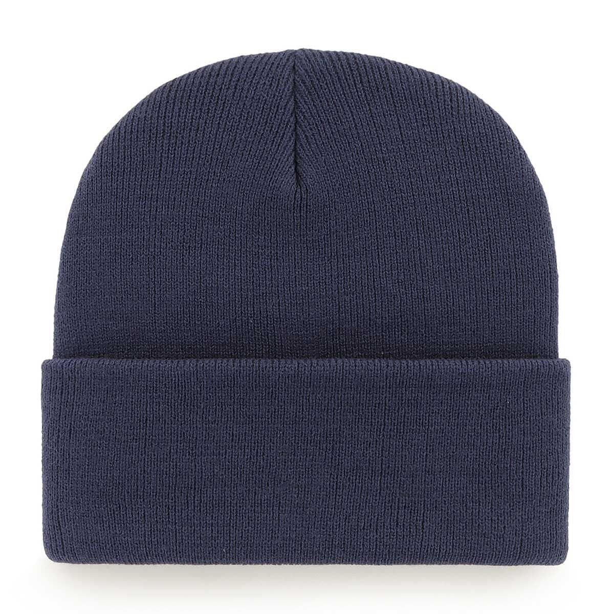 Officially Licensed New York Navy Baseball Cuffed Knit Beanie Hat Classic Edition NY Team Logo Embroidered Blue Cap