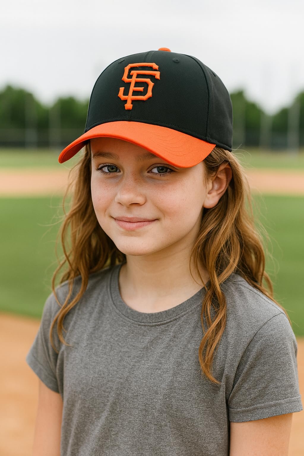 Officially Licensed San Francisco Youth Kids Baseball Hat Classic MVP Adjustable Embroidered SF Team Logo Structured Two-Tone Cap