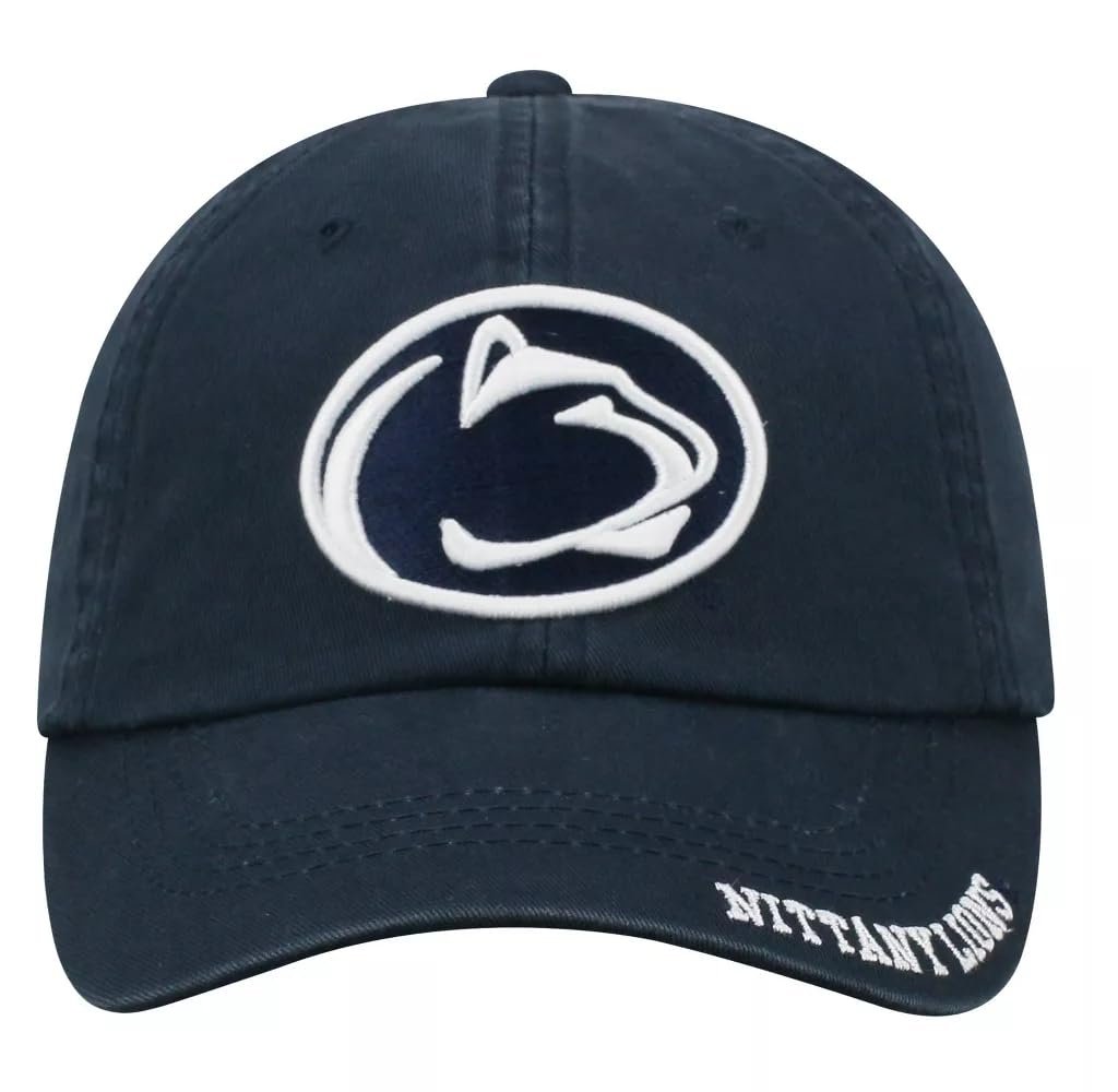 Officially Licensed Penn State Hat Classic Embroidered Team Logo Adjustable Cap