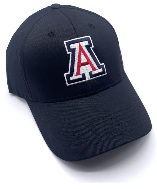 Officially Licensed Arizona University Black MVP Hat Classic Team Logo Adjustable Embroidered Cap