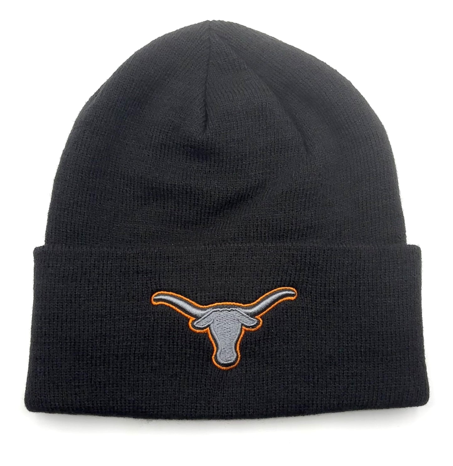 Officially Licensed Texas University Beanie Knit Hat Classic Edition Team Logo Embroidered Cap