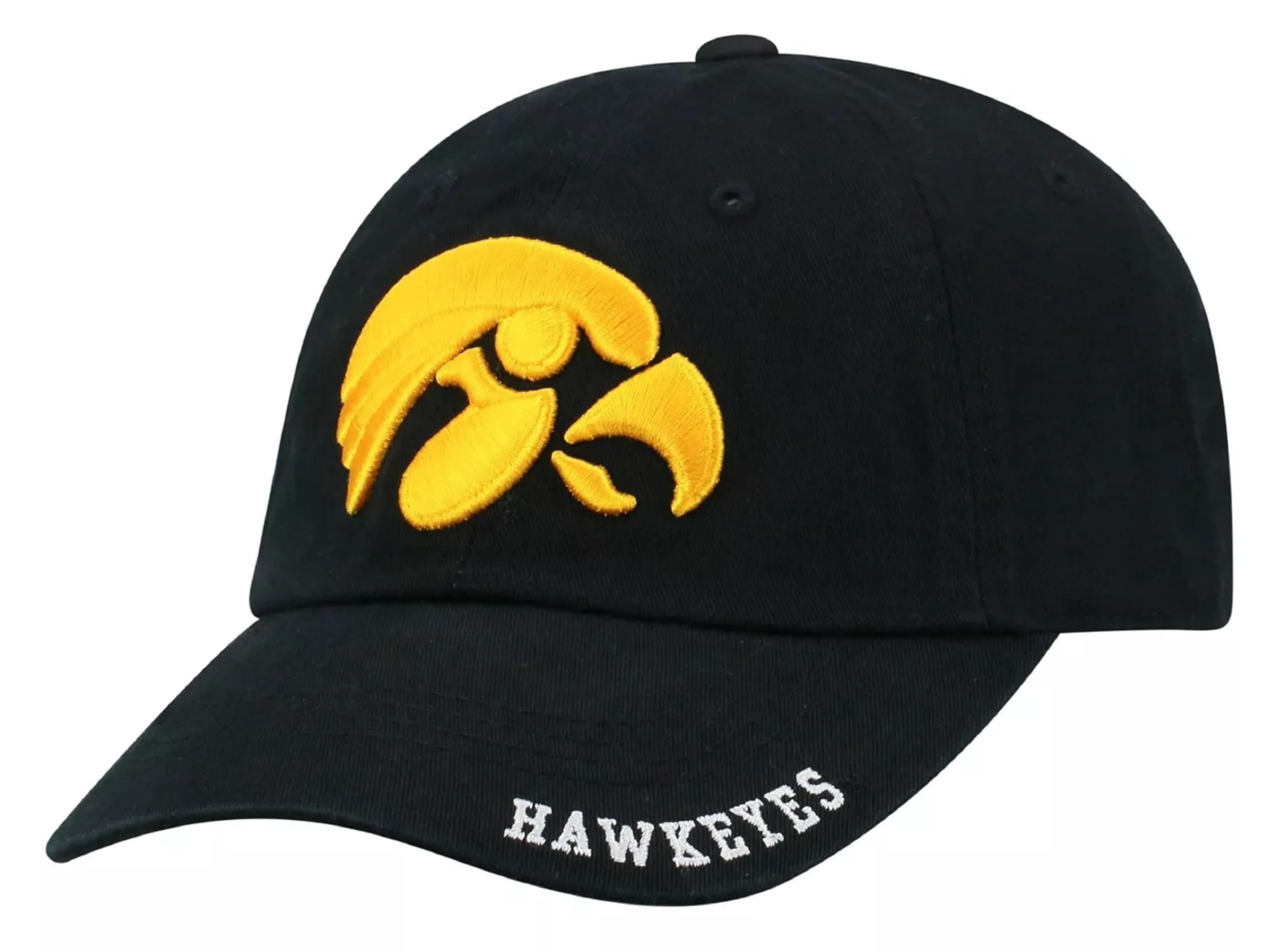 Officially Licensed Iowa University Classic Edition Hat Adjustable Relaxed Fit Hawkeyes Embroidered Team Logo Cap