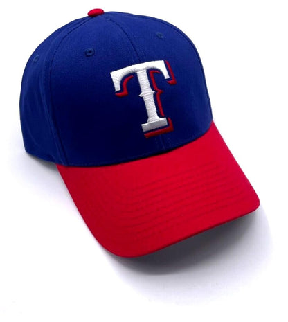 Officially Licensed Texas Baseball Team Hat Adjustable Classic Two-Tone Embroidered Logo Cap (Multicolor)