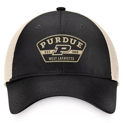 Officially Licensed University Purdue Hat Classic Mesh Trucker Relaxed Fit Adjustable Team Logo Cap