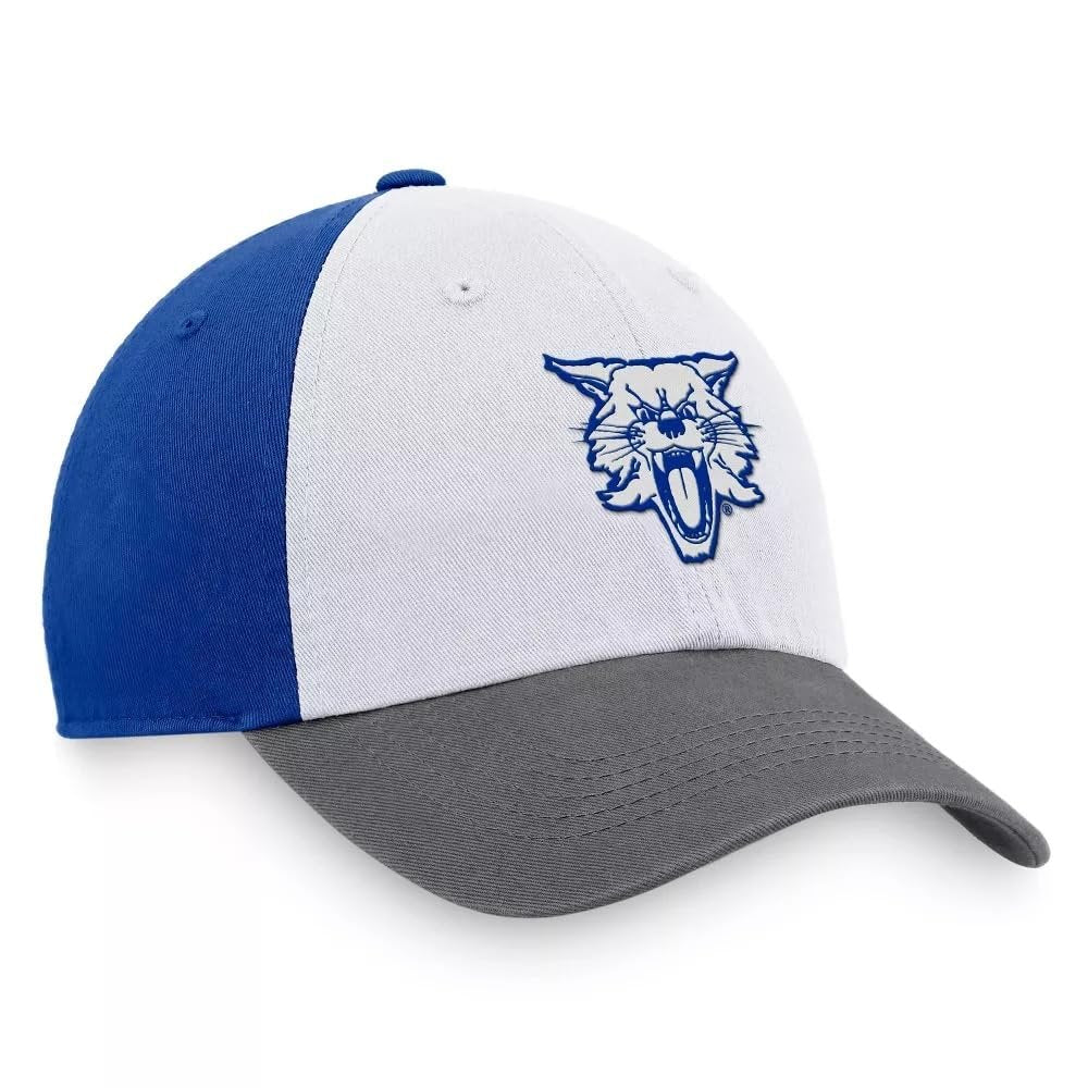 Officially Licensed Kentucky University Hat Classic Relaxed Fit Adjustable Wildcats Embroidered Team Logo Slouch Cap Multicolor