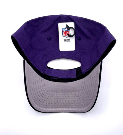 Baltimore Ravens Hat Two Tone MVP Structured NFL Football Team Logo Cap New