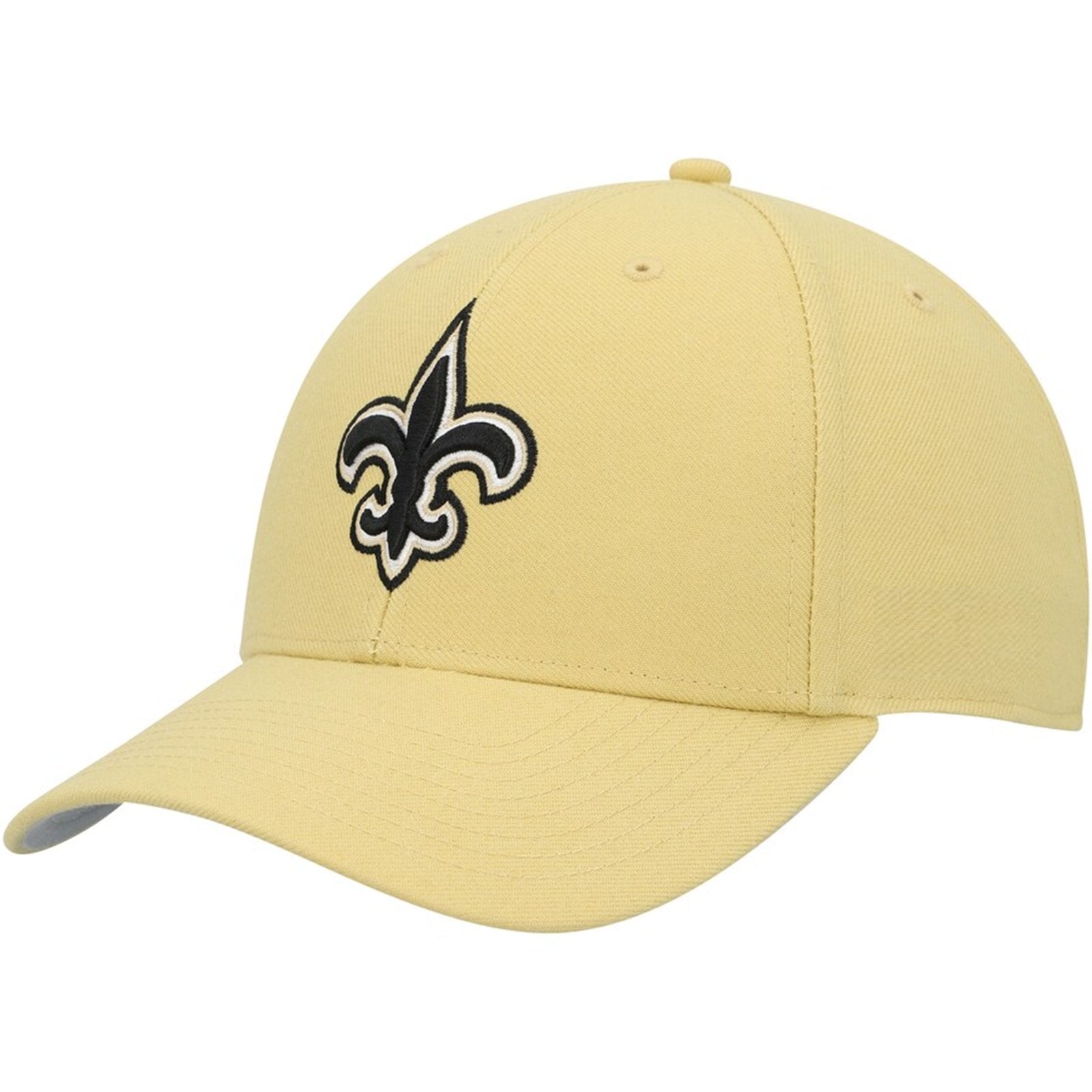 NEW ORLEANS SAINTS HAT GOLD LOGO NFL FOOTBALL TEAM AUTHENTIC ADJUSTABLE NEW CAP