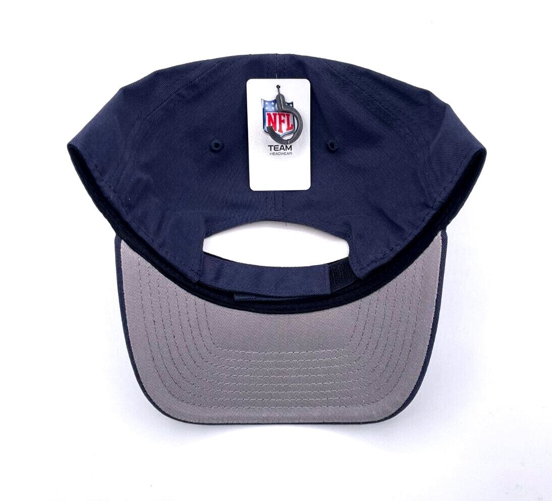 Denver Broncos Hat Solid Navy Blue MVP Structured Style NFL Football Team Logo Cap New