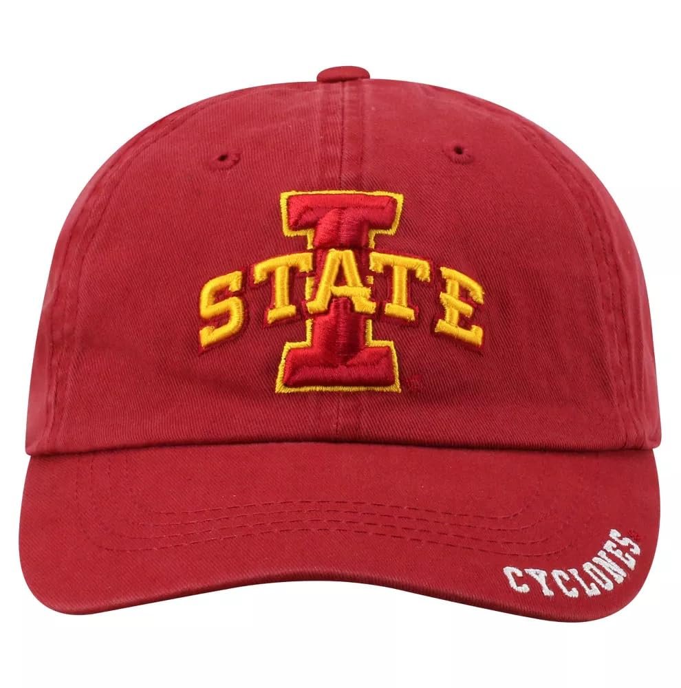 Iowa State Cyclones Hat Relaxed Fit Style NCAA College Football Team University Logo Cap New