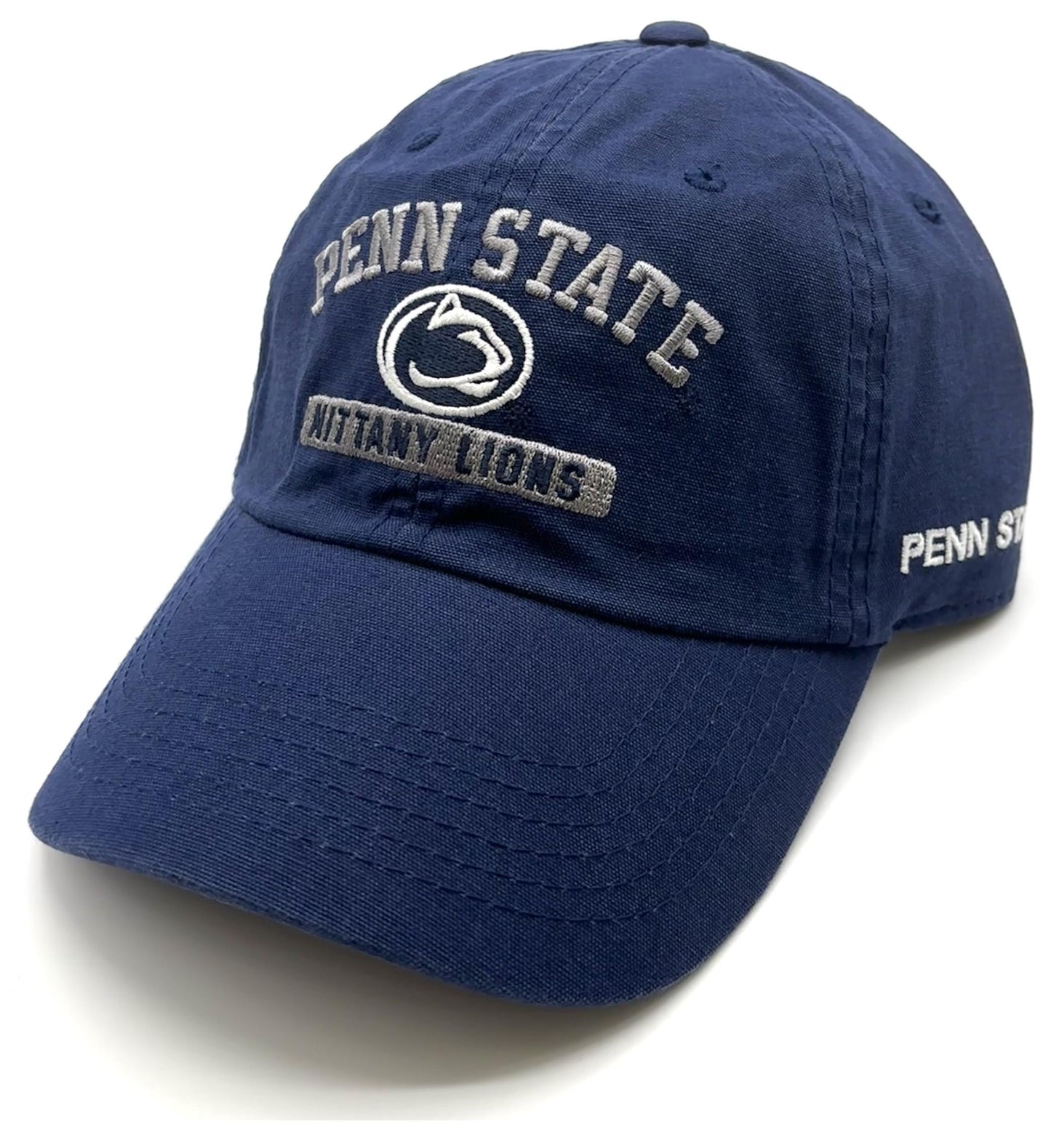 Officially Licensed Penn State Hat Classic Edition Relaxed Fit Embroidered Team Logo Adjustable Navy Blue Cap