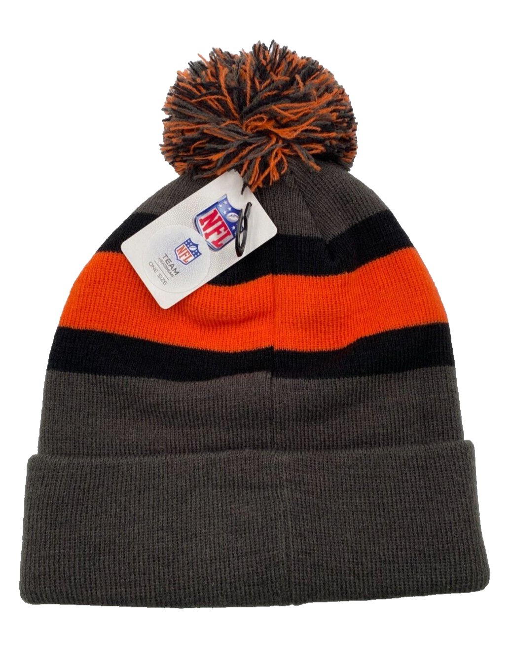 Cincinnati Bengals Beanie Hat Knit Pom NFL Football Team Logo Cap New