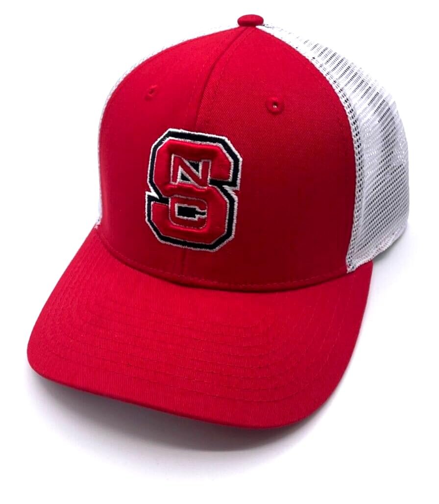 Officially Licensed North Carolina State Wolfpack Hat Classic Mesh Trucker Adjustable Embroidered Cap Multicolor