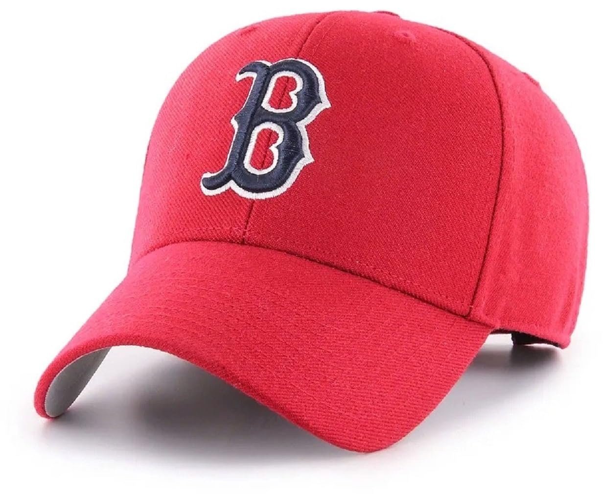 Officially Licensed BostonRed Sox Youth Boys Girls Baseball MVP Blue Hat Classic Edition Kids Adjustable Team Logo Red/Navy Sox Sports Ball Cap