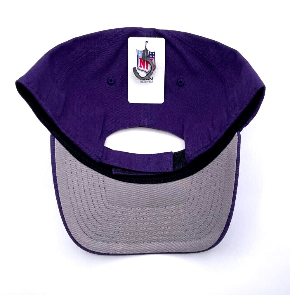Baltimore Ravens Hat Solid Purple MVP Structured NFL Football Team Logo Cap New