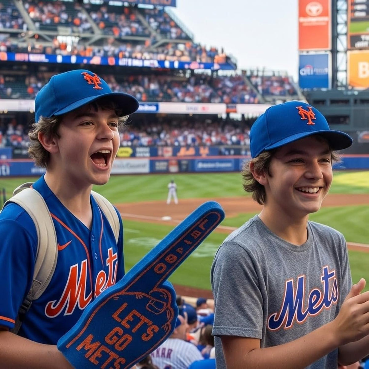 New York Mets MLB Youth MVP Hat Royal Blue Cap for Boys and Girls