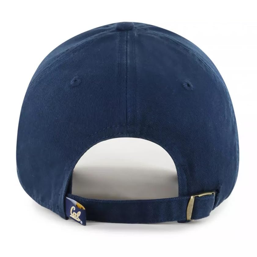 Officially Licensed Cal Berkeley Relaxed Fit Hat Adjustable Classic University Cap Navy Blue