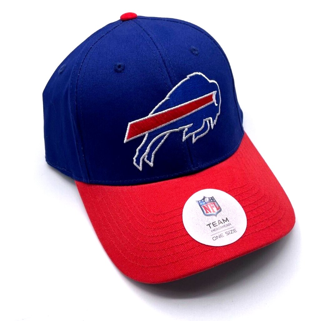 Buffalo Bills Hat Two Tone MVP Structured Style NFL Football Team Logo Cap New