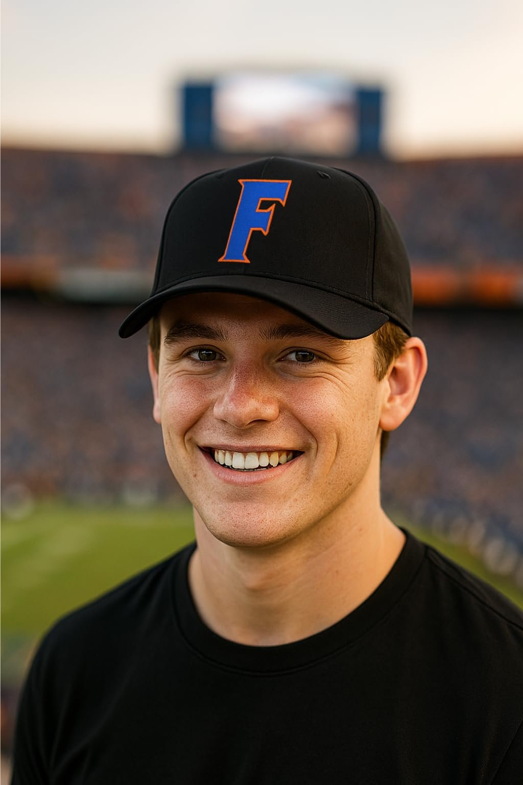 Officially Licensed University Florida Gators Baseball Hat Classic Edition Black MVP Adjustable Embroidered Team Logo Snapback Sports Ball Cap