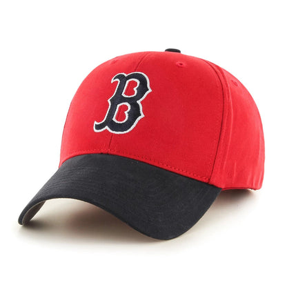 Boston Red Sox Hat Youth / Kids Size Two Tone MVP Structured Style MLB Baseball Team Logo Cap New