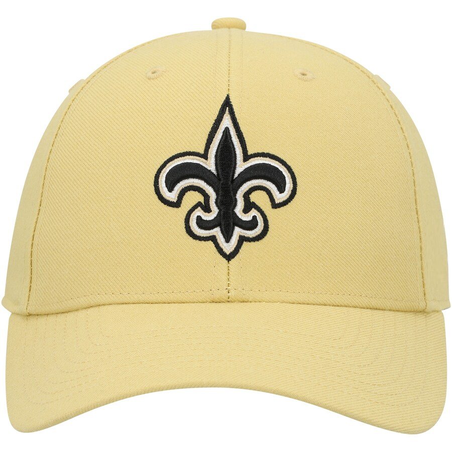 NEW ORLEANS SAINTS HAT GOLD LOGO NFL FOOTBALL TEAM AUTHENTIC ADJUSTABLE NEW CAP