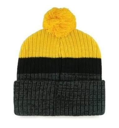 Boston Bruins Beanie Hat NHL Hockey Cuffed Knit Pom Classic Embroidered Team Logo Winter Cap Multicolor New