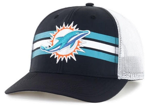 MIAMI DOLPHINS MESH TRUCKER HAT NFL FOOTBALL AUTHENTIC ADJUSTABLE SNAPBACK CAP