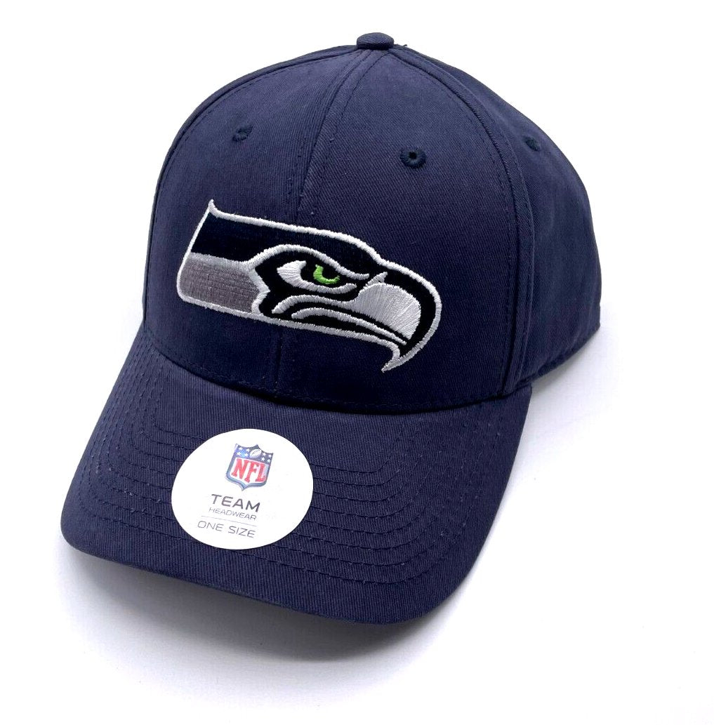 SEATTLE SEAHAWKS NAVY BLUE HAT MVP AUTHENTIC NFL FOOTBALL TEAM CAP NEW